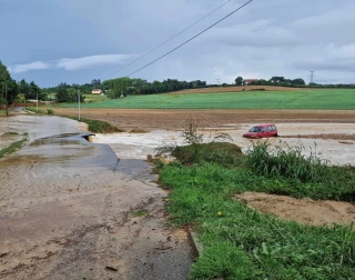 Des pluies diluviennes et des cultures emportées