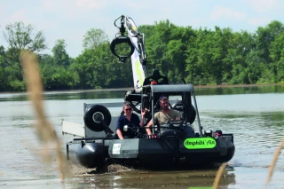 Amphibi’Ain révolutionne l’arrachage  de la jussie dans les étangs