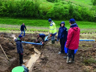 Le jardin d’assainissement, une solution  de traitement des effluents